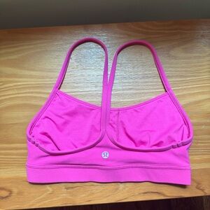 lululemon athletica Vibrant Pink Sports Bra